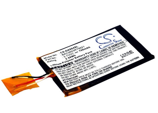 3.7V 700mAh Li-Polymer MP3/MP4/PMP Battery for Creative