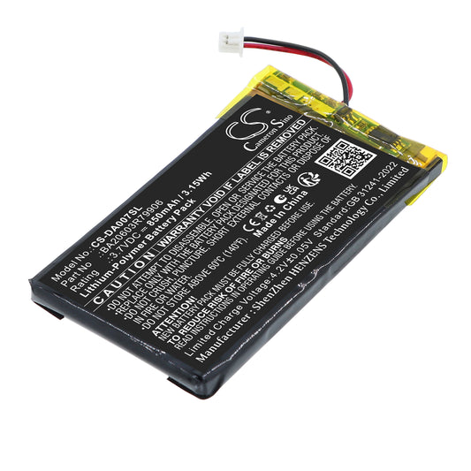 3.7V 850mAh Li-Polymer MP3/MP4/PMP Battery for Creative