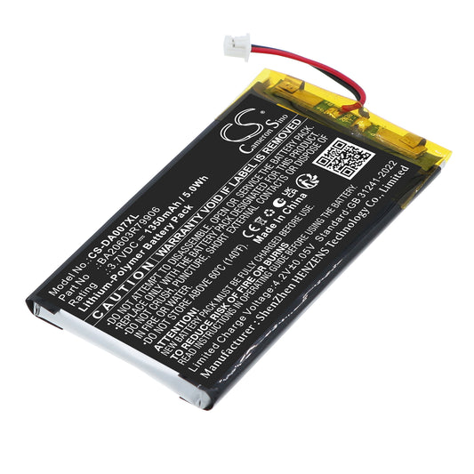 3.7V 1350mAh Li-Polymer MP3/MP4/PMP Battery for Creative