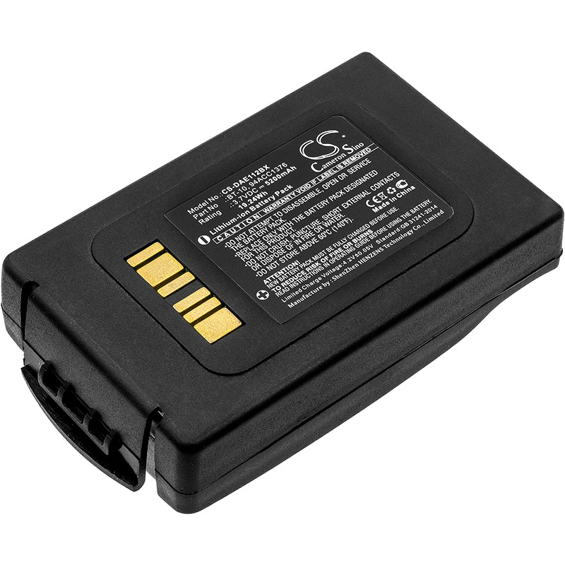 3.7V 5200mAh/19.24Wh Li-ion Barcode/Scanner Battery for Datalogic