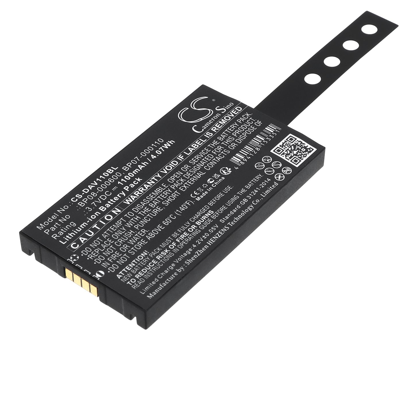 CS-DAV110BL Replacement Battery – Compatible with Memor NFP, Memor X3