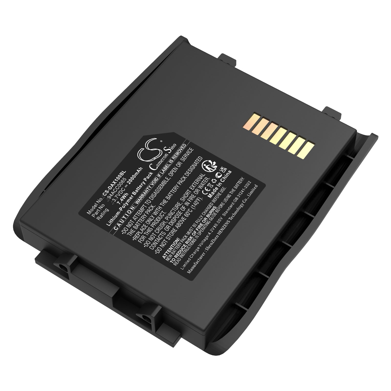 CS-DAX100BL Replacement Battery – Compatible with LYNX