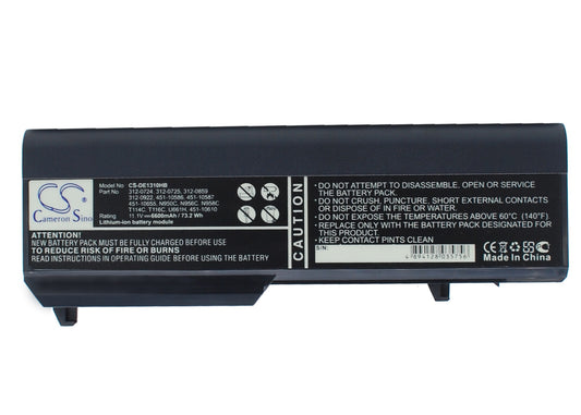 11.1V 6600mAh/73.2Wh Li-ion Notebook/Laptop Battery for DELL