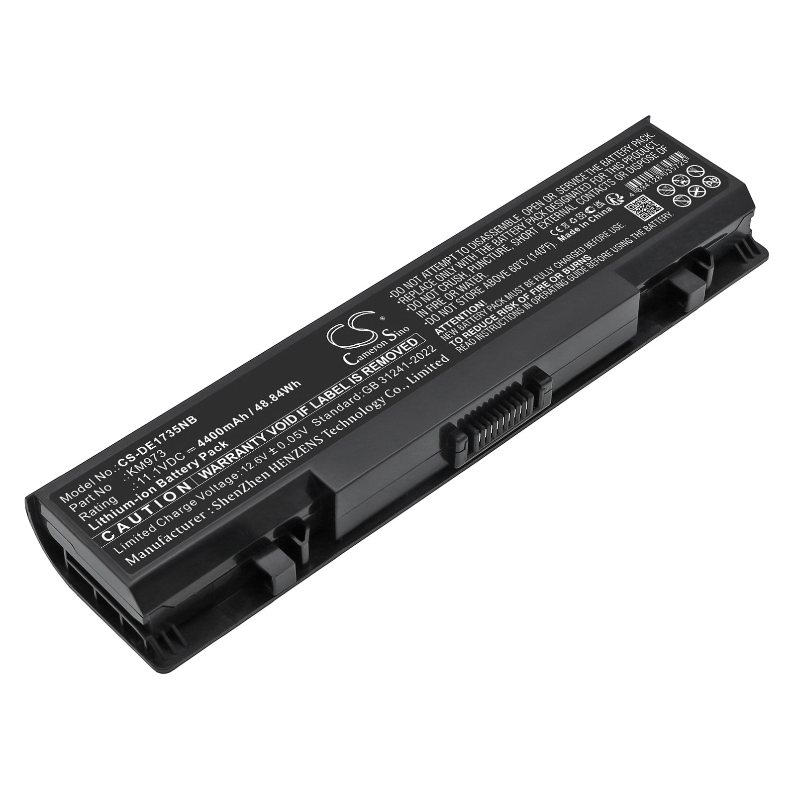 11.1V 4400mAh Li-ion Notebook/Laptop Battery for DELL