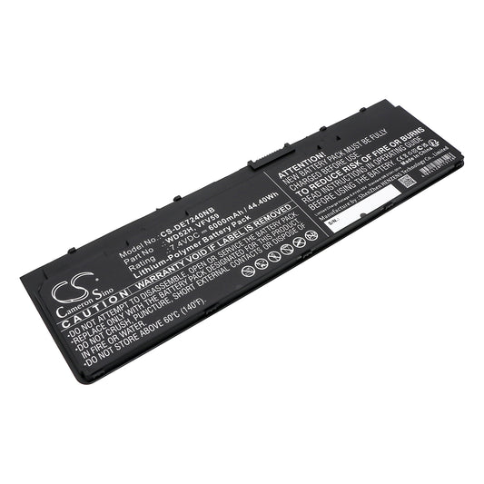7.4V 6000mAh/44.40Wh Li-Polymer Notebook/Laptop Battery for DELL