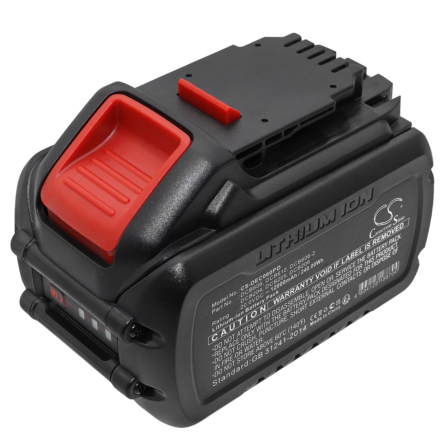 CS-DEC060PD Replacement Battery – Compatible with 120V MAX, 12V MAX Li-ion, 20V MAX, 60V MAX, CL3.C18S, DCB184, DCB184-XJ, DCB184-XR, DCD700, DCD710, DCD710D2-QW, DCD710N, DCD710S2, DCD740, DCD740B, DCD771, DCD776, DCD780, DCD780B, DCD780C2, DCD780L2, DCD780N, DCD785, DCD785C2, DCD785L2, DCD790, DCD790D2, DCD795, DCD980L2, DCD980M2, DCD985, DCD985B, DCD985L2, DCD985M2, DCD995, DCE0811, DCE0811D1G-QW, DCE0811D1R-QW, DCE0811LR-XJ, DCE0811NR-XJ, DCE0825, DCE0825D1G-QW, DCE085D1G-QW, DCE088,