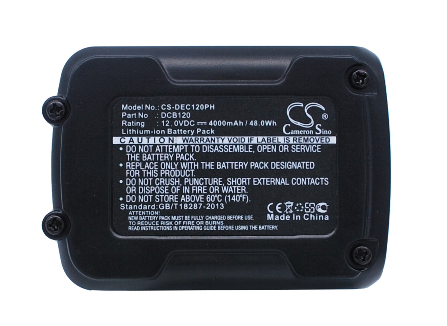 12V 4000mAh/48.00Wh Li-ion Power Tools Battery for Dewalt