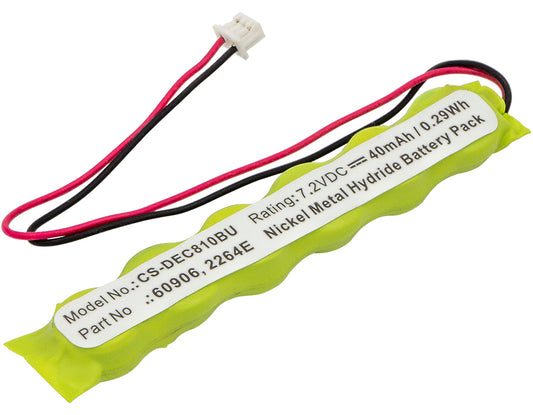 7.2V 40mAh/0.29Wh Ni-MH CMOS/BackUp Battery for Fujitsu