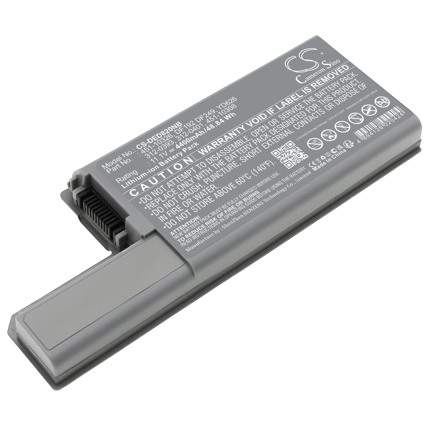 11.1V 4400mAh/48.84Wh Li-ion Notebook/Laptop Battery for DELL