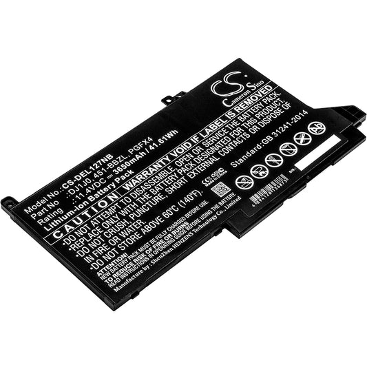 11.4V 3650mAh/41.61Wh Li-ion Notebook/Laptop Battery for DELL