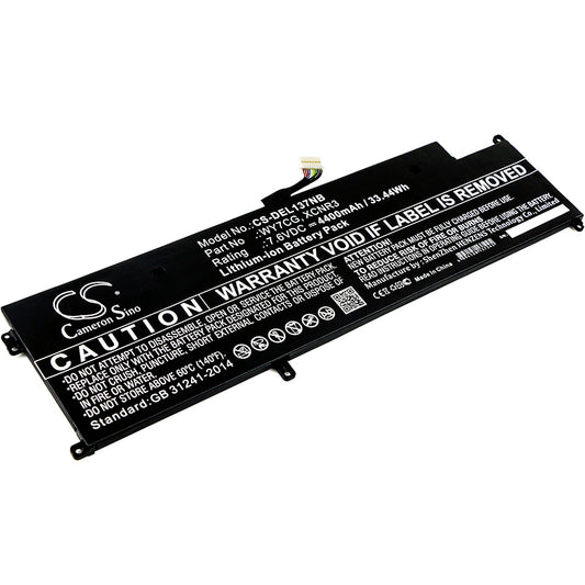 7.6V 4400mAh/33.44Wh Li-ion Notebook/Laptop Battery for DELL