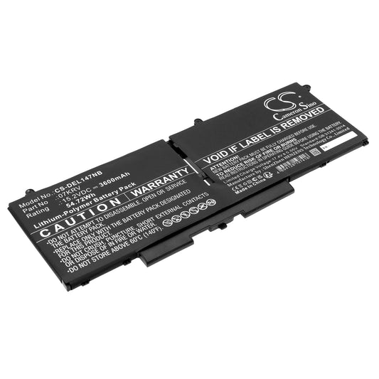 CS-DEL147NB Replacement Battery – Compatible with Latitude 14 7430 3W64P, Latitude 14 7430 4FVJG, Latitude 14 7430 D1GX0, Latitude 14 7430 VTCWY, Latitude 14 7430(2-in-1), Latitude 15 7530, Latitude 15 7530 112CM, Latitude 15 7530 8C8J1, Latitude 15 7530 9K5Y9