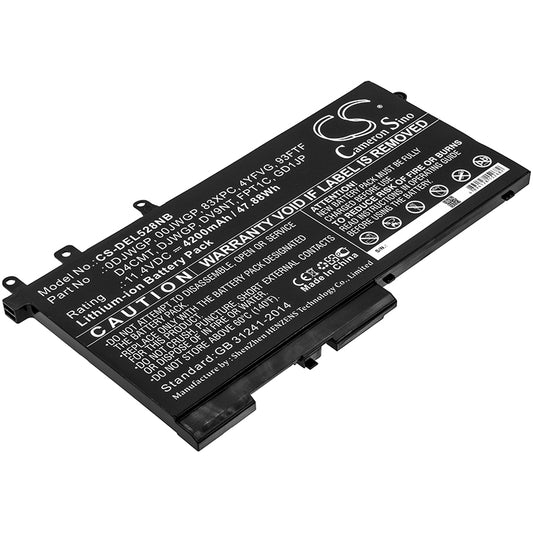 CS-DEL528NB Replacement Battery – Compatible with Latitude 12 5290, Latitude 5280, Latitude 5288, Latitude 5290, Latitude 5488, Latitude 5590, Latitude E5288, N008L5290-D1506CN, N013L5290-D1636CN, N014L5290-D1516CN, N018L5290-D1736CN, N025L5290-D1606CN