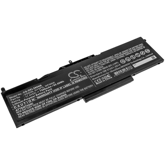 CS-DEL580NB Replacement Battery – Compatible with Latitude 5580, Latitude 5591, Precision 15 3520, Precision 3520, Precision 3530