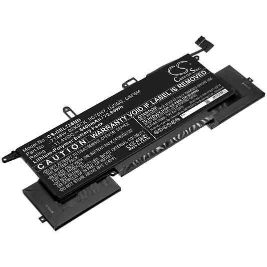 CS-DEL726NB Replacement Battery – Compatible with Latitude 7400 2-in-1, Latitude 7400 2-in-1 (N020L740, Latitude 7400 2-in-1 (N032L740, Latitude E7260