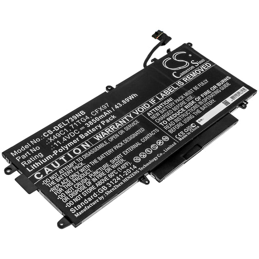 CS-DEL739NB Replacement Battery – Compatible with Latitude 5289 2-in-1, Latitude 7390 2-in-1
