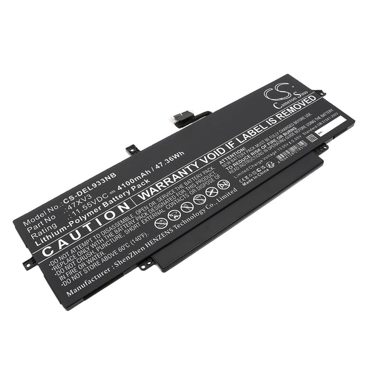 CS-DEL933NB Replacement Battery – Compatible with Latitude 9330, Latitude 9330 2-in-1, Latitude 9330 4JG2Y, Latitude 9330 6W5R4, Latitude 9330 V2KRT