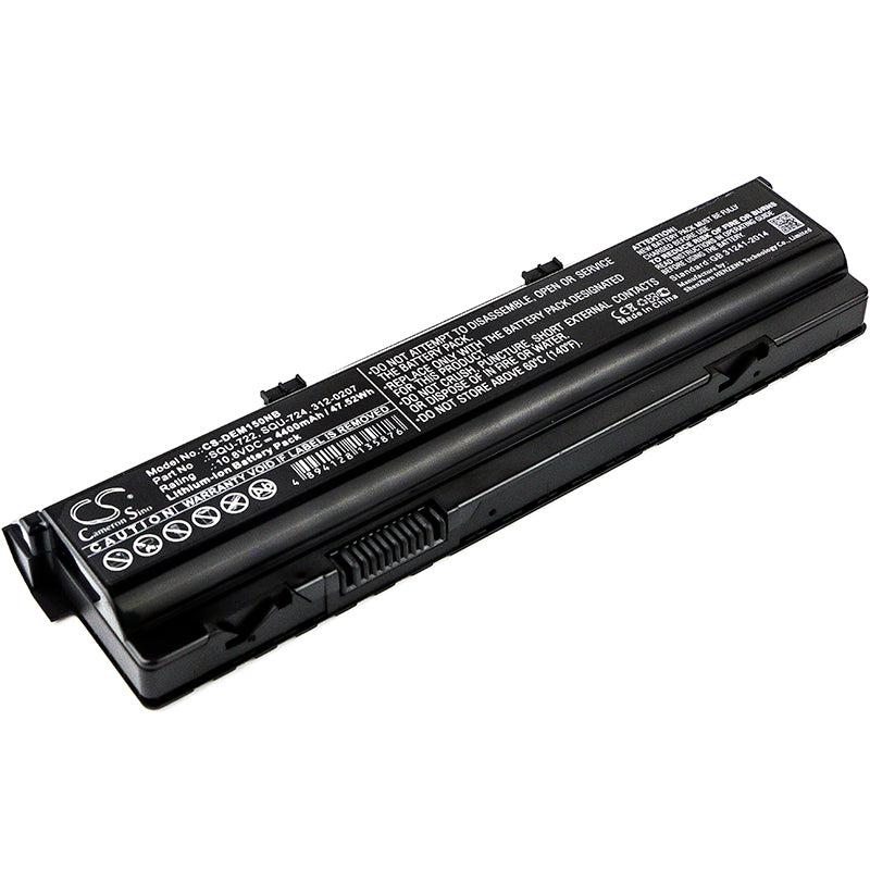 10.8V 4400mAh/47.52Wh Li-ion Notebook/Laptop Battery for DELL
