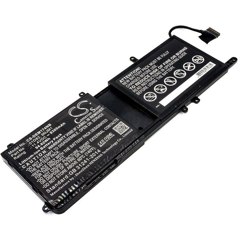 11.4V 8300mAh/94.62Wh Li-ion Notebook/Laptop Battery for DELL