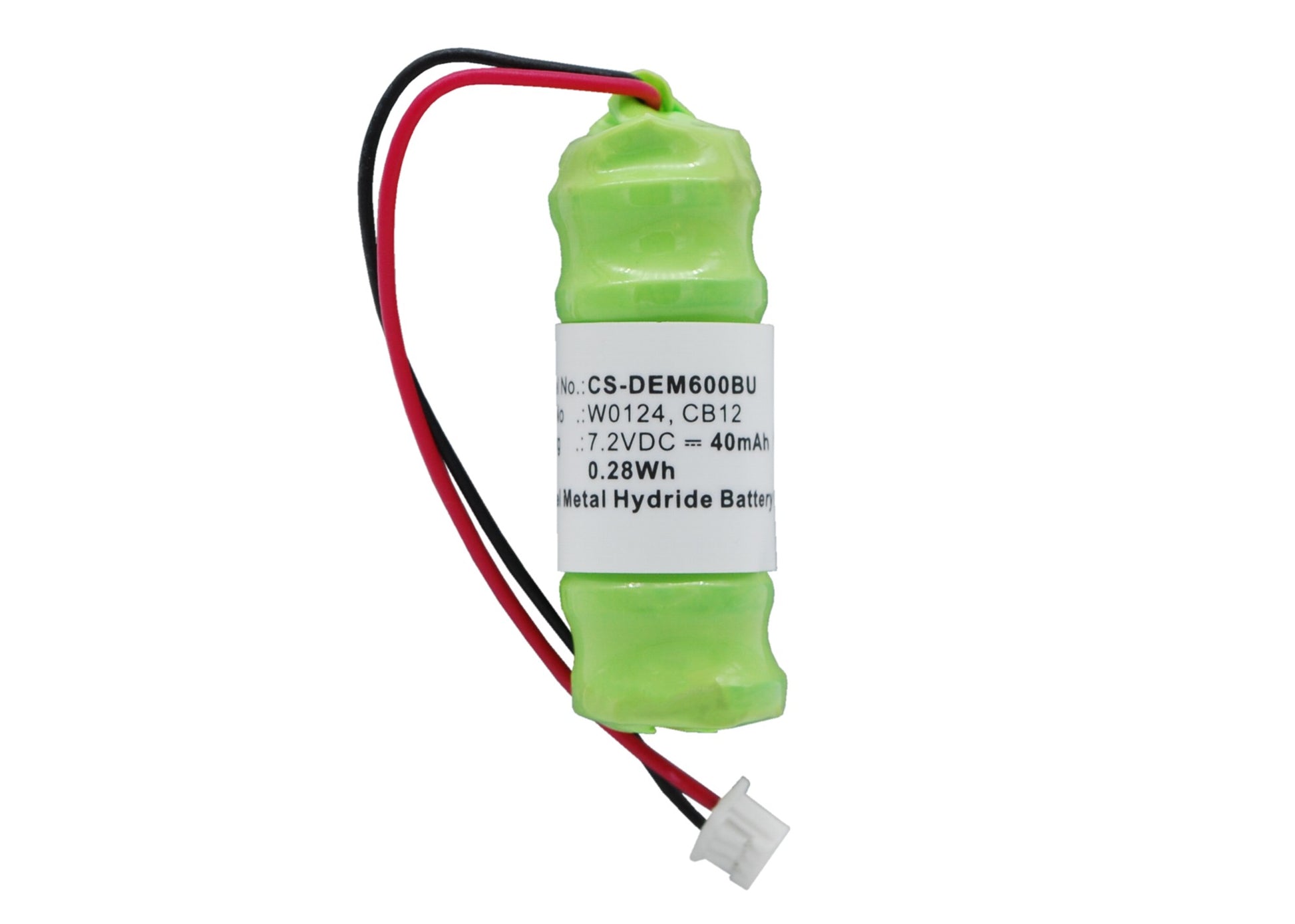 7.2V 40mAh/0.28Wh Ni-MH CMOS/BackUp Battery for Dell