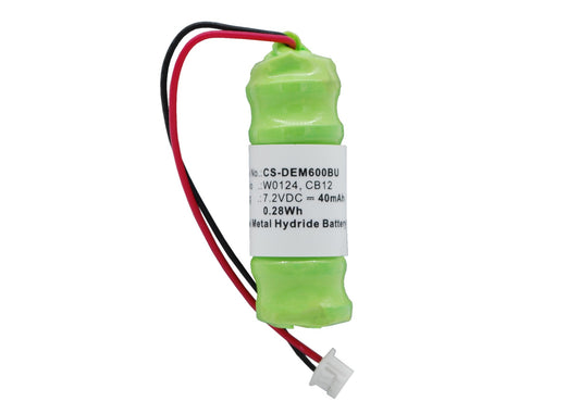 7.2V 40mAh/0.28Wh Ni-MH CMOS/BackUp Battery for Dell