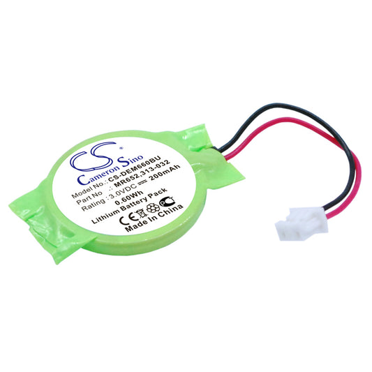 3V 200mAh/0.60Wh Li-ion CMOS/BackUp Battery for Dell