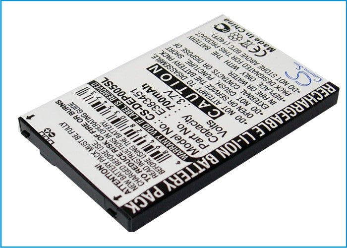 3.7V 700mAh/2.59Wh Li-ion Mobile/SmartPhone Battery for ITT