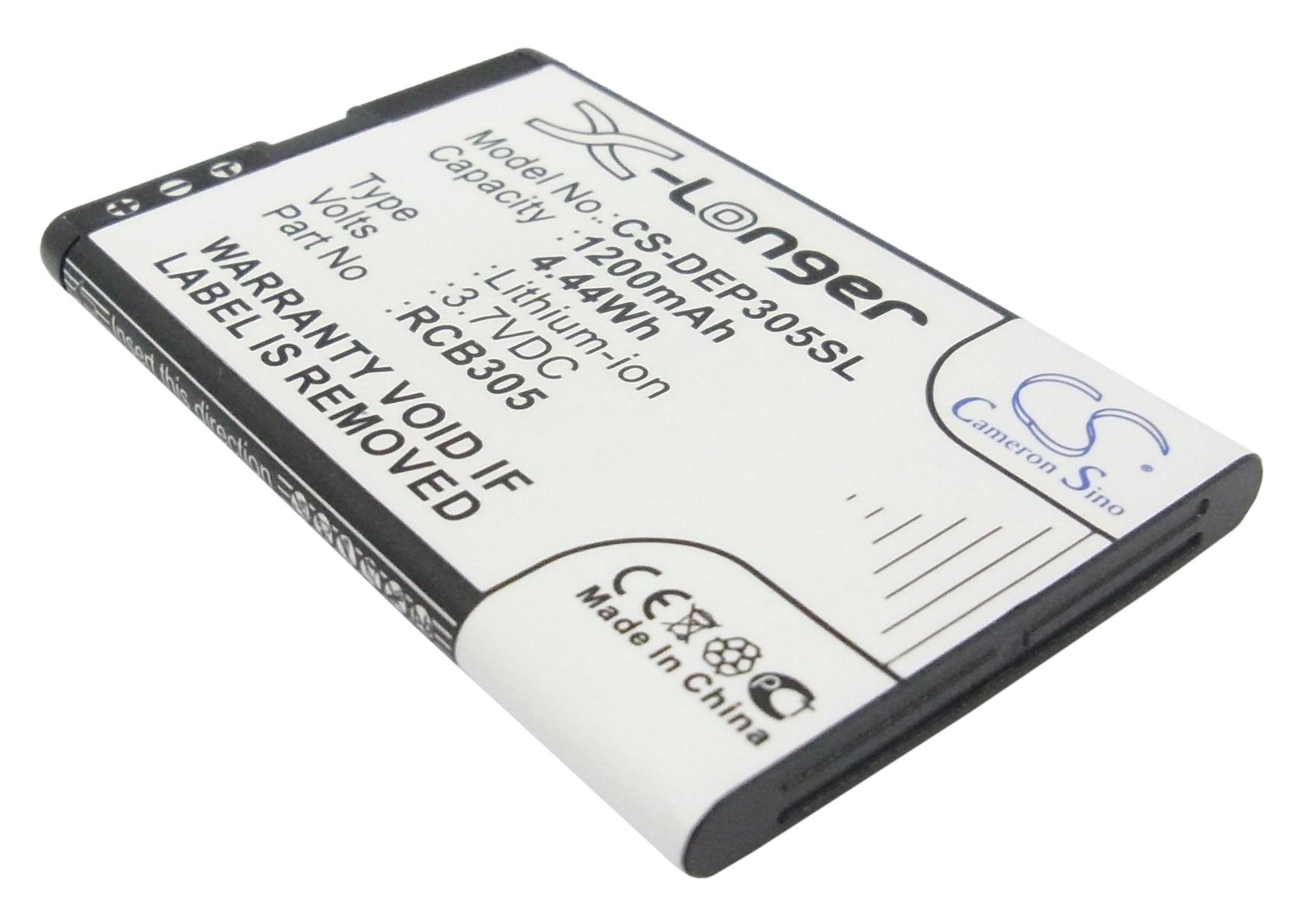 3.7V 1200mAh/4.44Wh Li-ion Mobile/SmartPhone Battery for AVUS