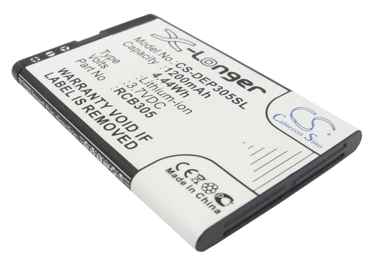 3.7V 1200mAh/4.44Wh Li-ion Mobile/SmartPhone Battery for AVUS