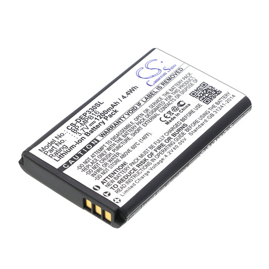 3.7V 1200mAh/4.44Wh Li-ion Mobile/SmartPhone Battery for Hagenuk