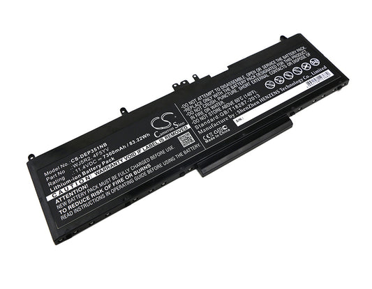 11.4V 7300mAh/83.22Wh Li-ion Notebook/Laptop Battery for DELL