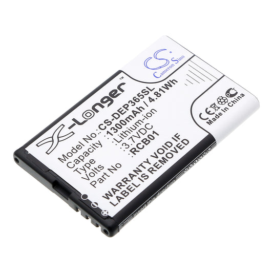 3.7V 1300mAh/4.81Wh Li-ion Mobile/SmartPhone Battery for ALIGATOR