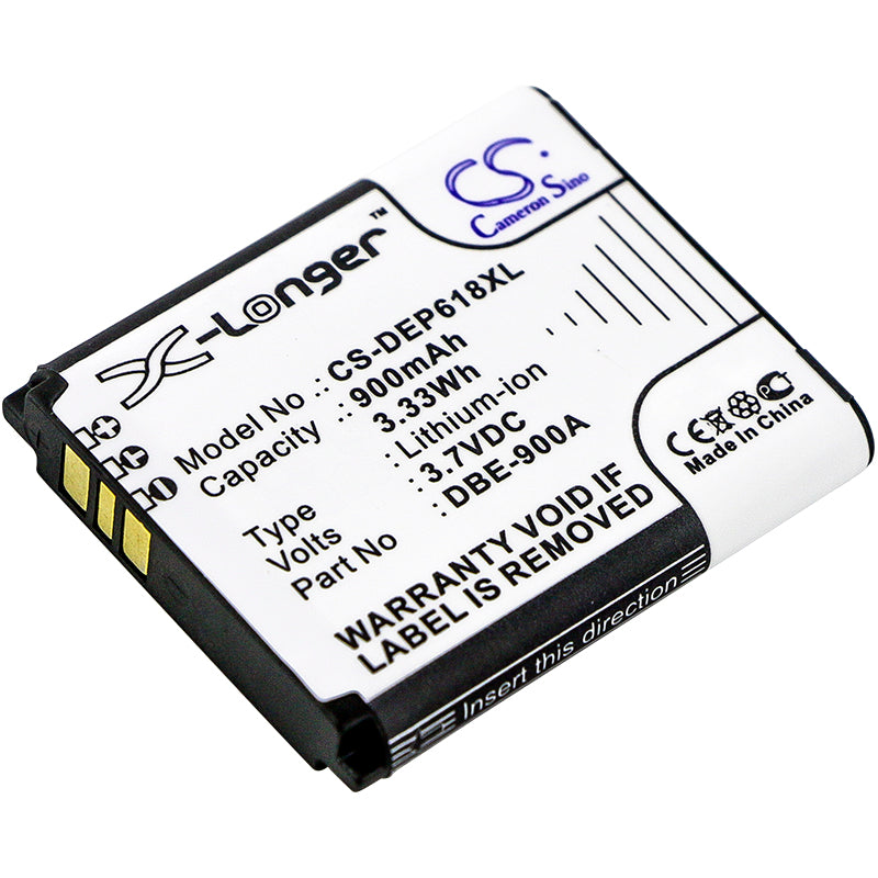 3.7V 900mAh/3.33Wh Li-ion Mobile/SmartPhone Battery for Doro