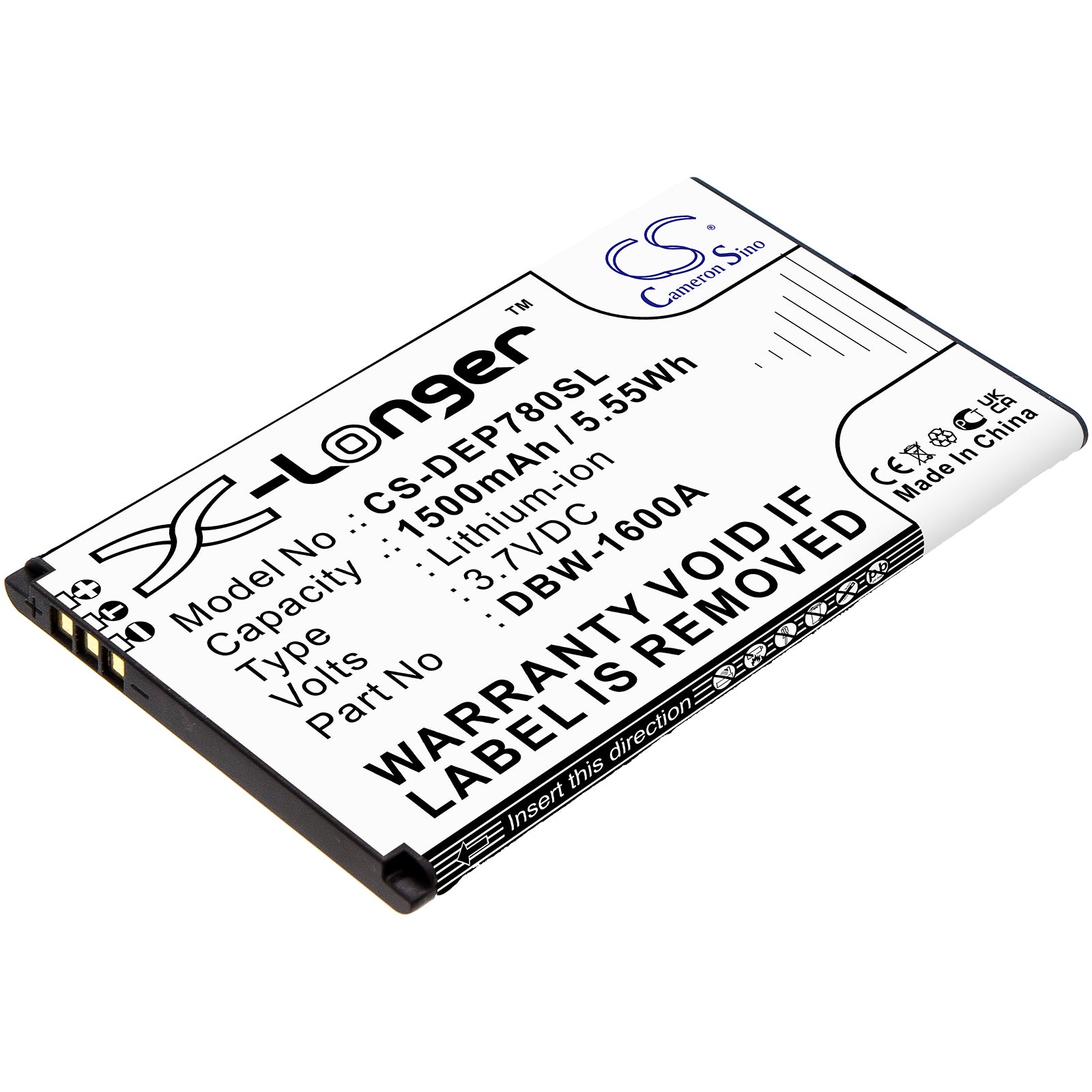 CS-DEP780SL Replacement Battery – Compatible with 7010, 7011, 730X, 731X 4G, 7781, 780X, 780X IUP, DFB-0320, Secure 730x, Secure 780x