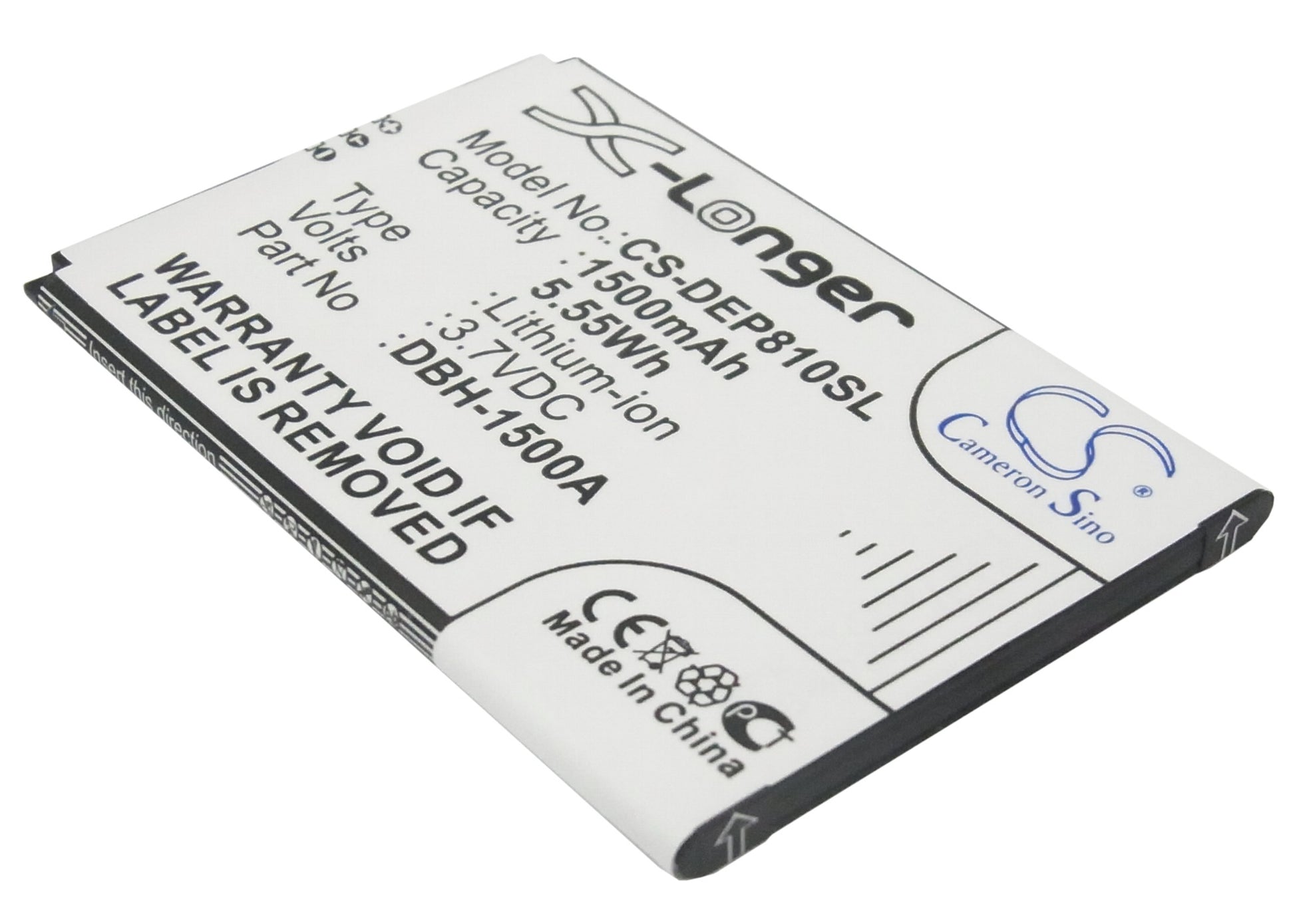 3.7V 1500mAh/5.55Wh Li-ion Mobile/SmartPhone Battery for Doro