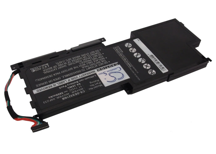 11.1V 5800mAh/64.38Wh Li-Polymer Notebook/Laptop Battery for DELL