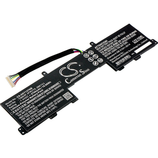 7.4V 2700mAh/19.98Wh Li-Polymer Notebook/Laptop Battery for DELL