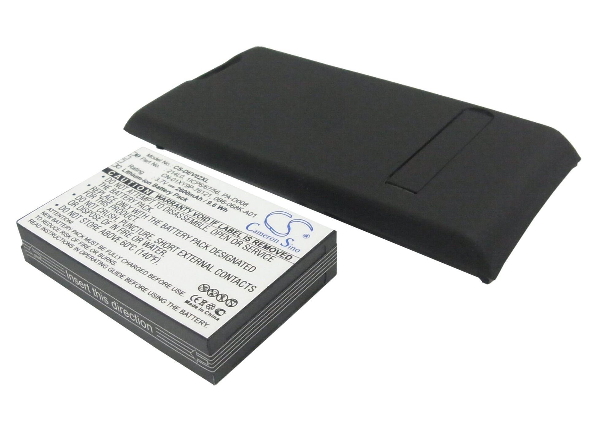 3.7V 2600mAh/9.6Wh Li-ion Mobile/SmartPhone Battery for DELL