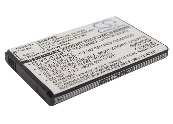 3.7V 1400mAh/5.2Wh Li-ion Mobile/SmartPhone Battery for T-Mobile