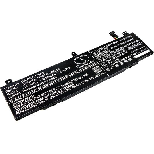15.2V 4900mAh/74.48Wh Li-Polymer Notebook/Laptop Battery for DELL