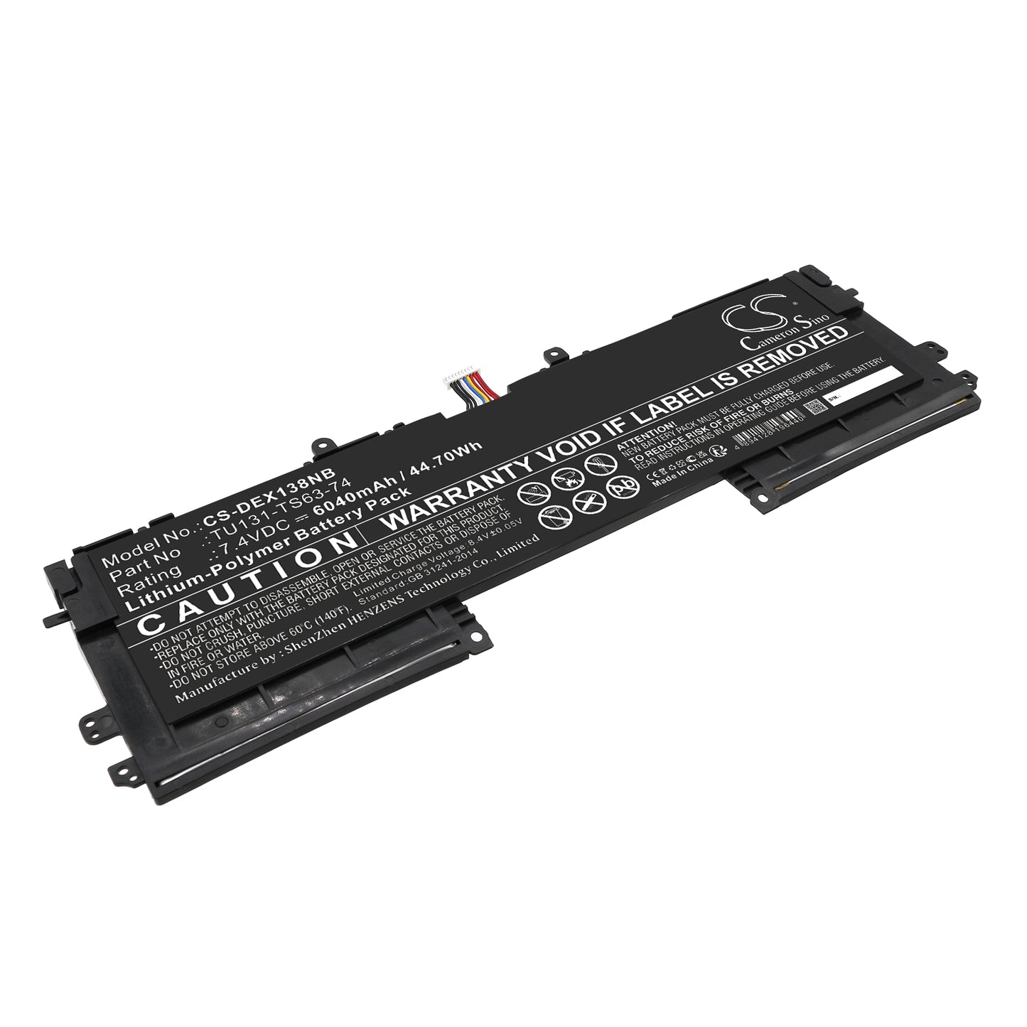 CS-DEX138NB Replacement Battery – Compatible with Schenker S306, TU131, U13S881, XPS 13-8808, XPS 13D-8808, XPS13 8808, XPS13D-2501, XPS13D-2508, XPS13D-2608, XPS13D-2701, XPS13D-2708, XPS13D-3501, XPS13D-3508, XPS13D-3608, XPS13D-3701, XPS13D-3708, XPS13D-4501, XPS13D-4508, XPS13D-4608, XPS13D-4701, XPS13D-4708, XPS13D-5501, XPS13D-5508, XPS13D-5608, XPS13D-5701, XPS13D-5708, XPS13D-6501, XPS13D-6503, XPS13D-6508, XPS13D-6608, XPS13D-6701, XPS13D-6708, XPS13D-7508T, XPS13D-7708T, XPS13D-8508T,