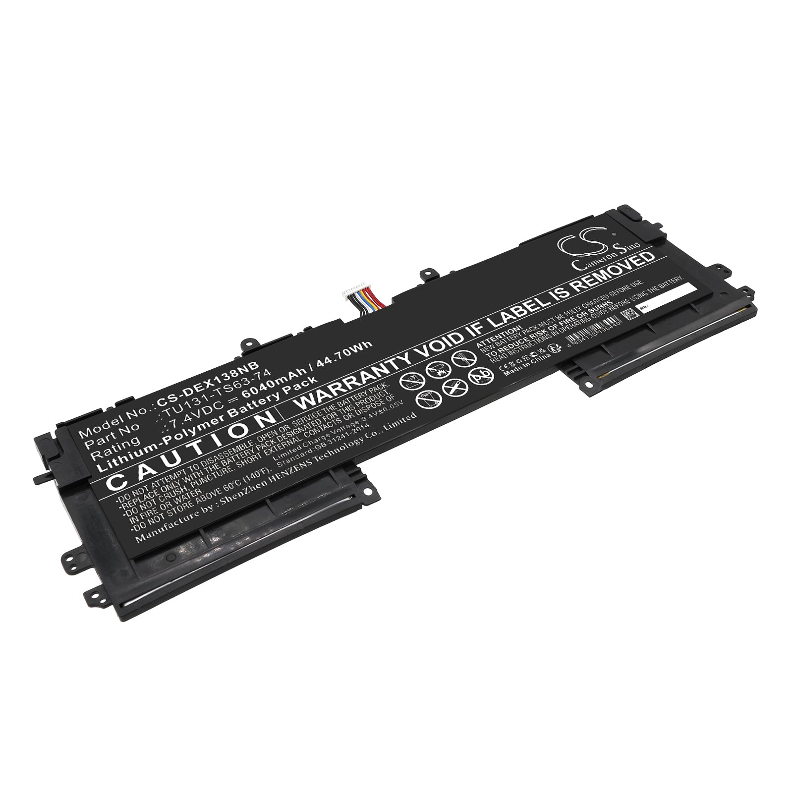 CS-DEX138NB Replacement Battery – Compatible with Schenker S306, TU131, U13S881, XPS 13-8808, XPS 13D-8808, XPS13 8808, XPS13D-2501, XPS13D-2508, XPS13D-2608, XPS13D-2701, XPS13D-2708, XPS13D-3501, XPS13D-3508, XPS13D-3608, XPS13D-3701, XPS13D-3708, XPS13D-4501, XPS13D-4508, XPS13D-4608, XPS13D-4701, XPS13D-4708, XPS13D-5501, XPS13D-5508, XPS13D-5608, XPS13D-5701, XPS13D-5708, XPS13D-6501, XPS13D-6503, XPS13D-6508, XPS13D-6608, XPS13D-6701, XPS13D-6708, XPS13D-7508T, XPS13D-7708T, XPS13D-8508T,