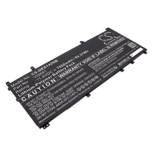 CS-DEX142NB Replacement Battery – Compatible with Alienware X14 R1, Alienware X14 R2