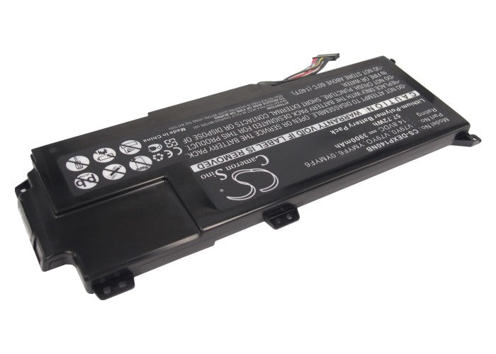14.8V 3900mAh/57.72Wh Li-Polymer Notebook/Laptop Battery for DELL