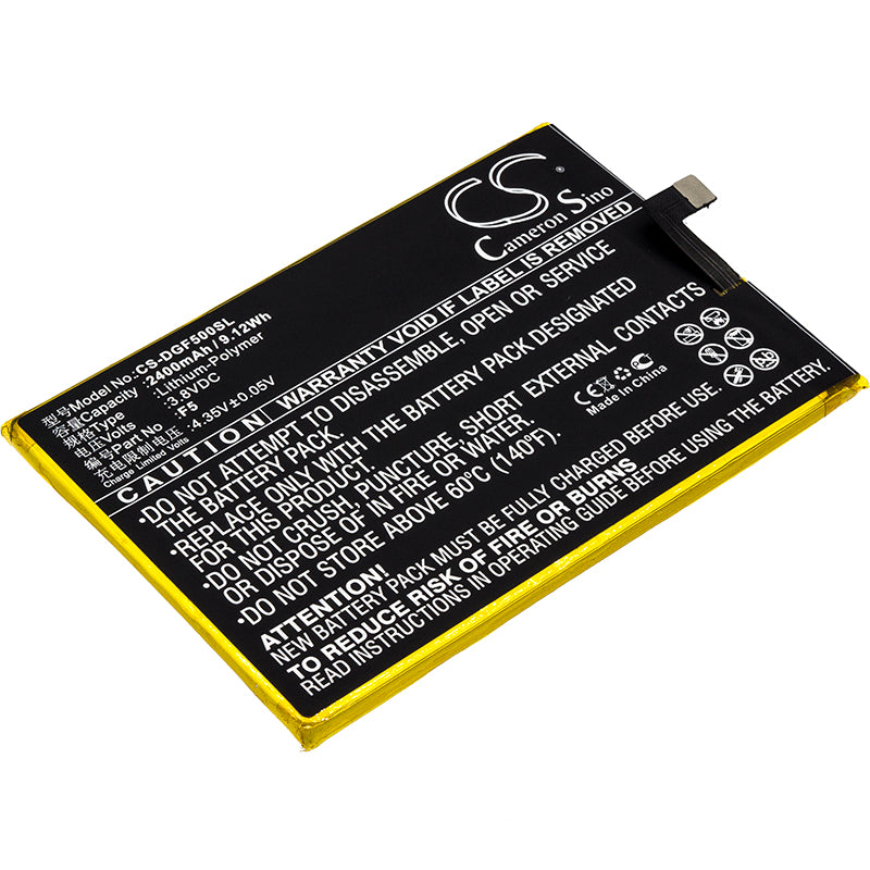 3.8V 2400mAh/9.12Wh Li-Polymer Mobile/SmartPhone Battery for Doogee