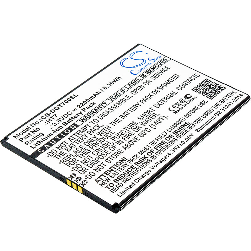 3.8V 2200mAh/8.36Wh Li-ion Mobile/SmartPhone Battery for Doogee