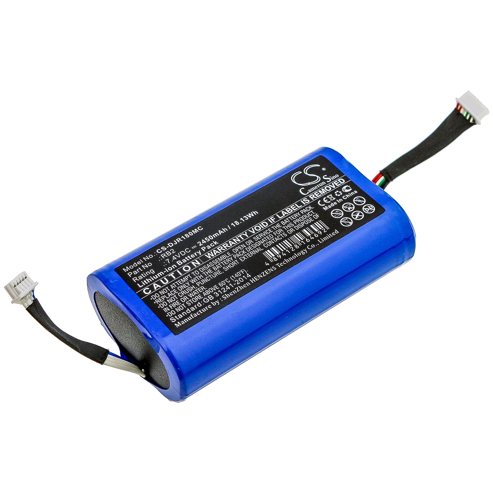 CS-DJR180MC Replacement Battery – Compatible with BG18 Grip, Ronin RS3, Ronin RS4, Ronin-SC