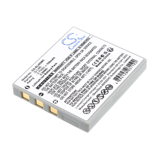 3.7V 700mAh Li-ion Camera Battery for PENTAX