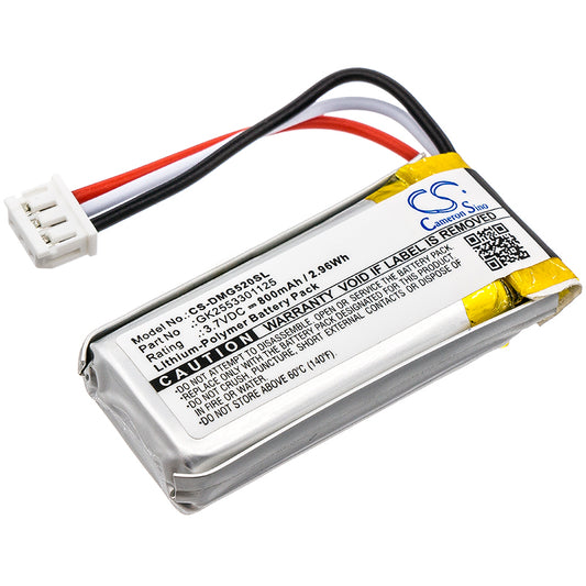 3.7V 800mAh/2.96Wh Li-Polymer GPS/Navigator Battery for DIGITAL MATTER