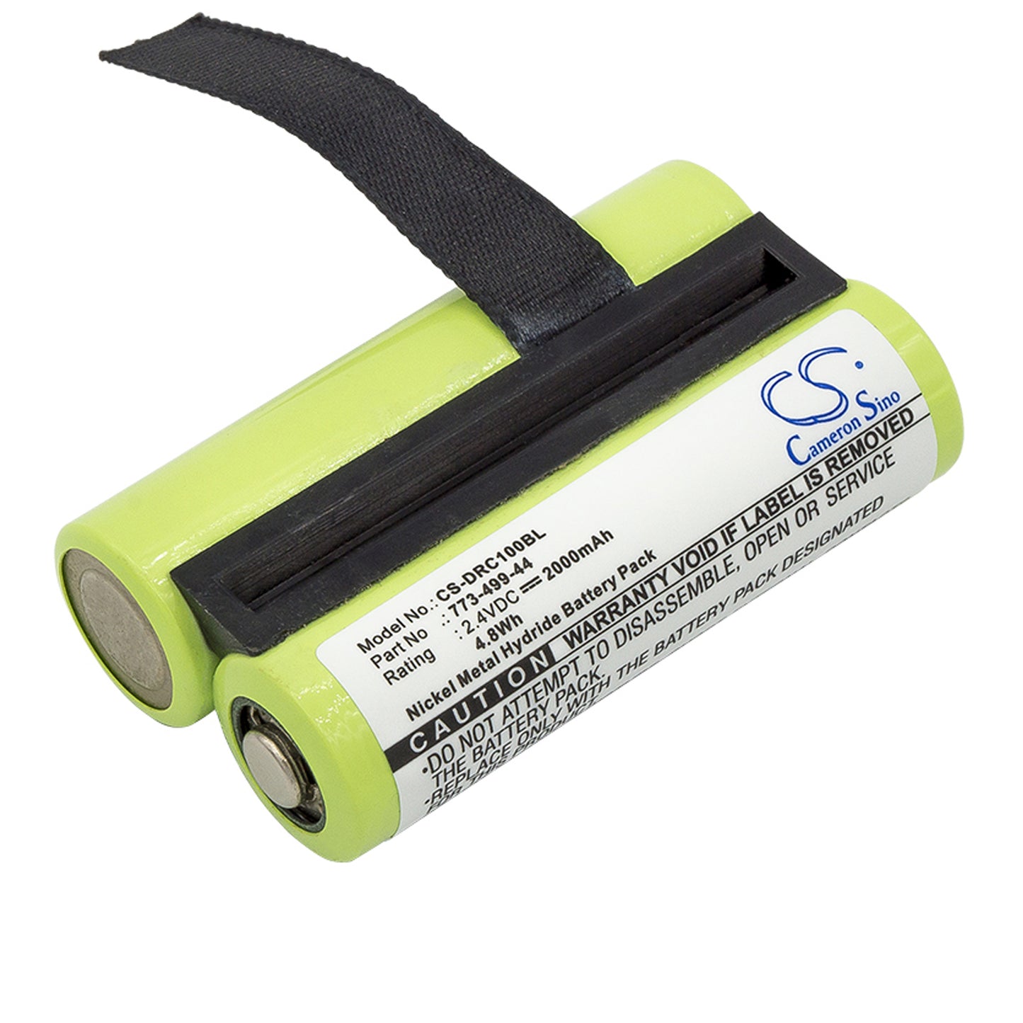 2.4V 2000mAh/4.80Wh Ni-MH Crane Remote Control Battery for Damag